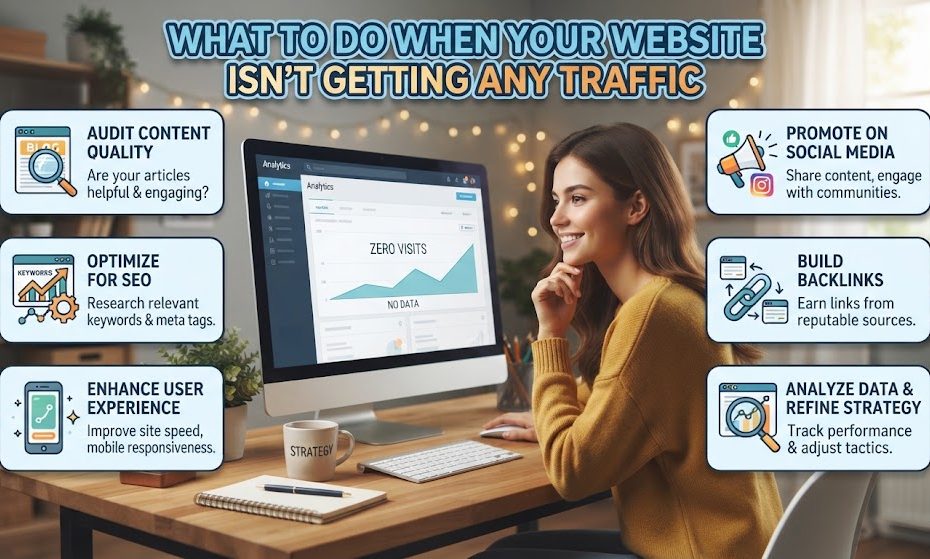 What to Do When Your Website Isn’t Getting Any Traffic