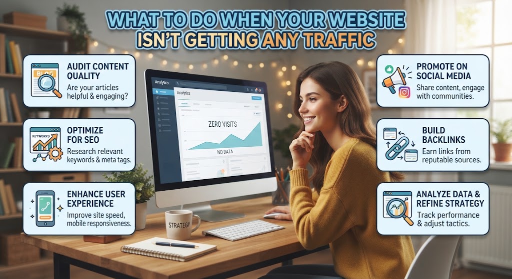 What to Do When Your Website Isn’t Getting Any Traffic