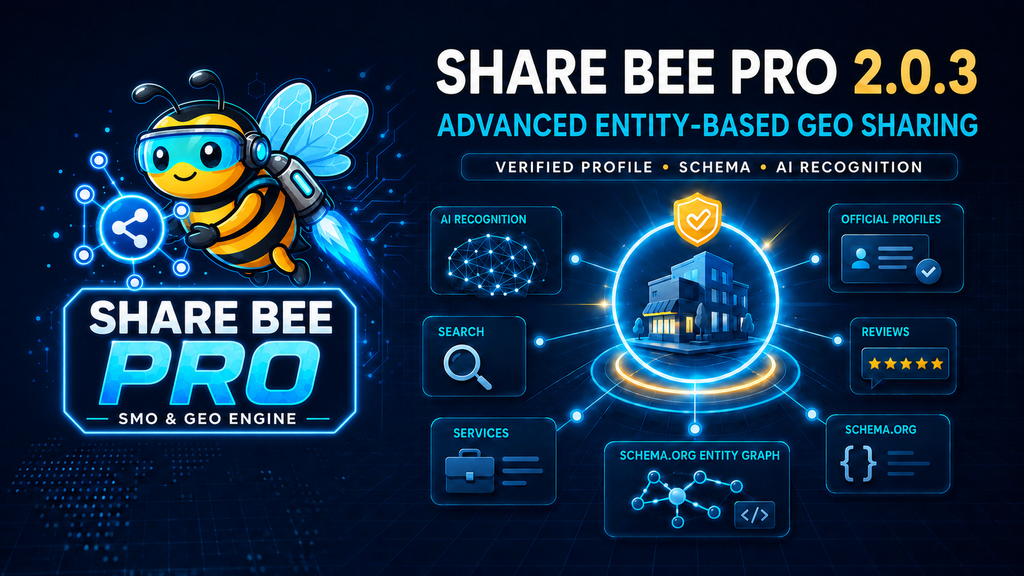 Share Bee Pro 2.0.3 Released: Advanced Entity-Based GEO Sharing