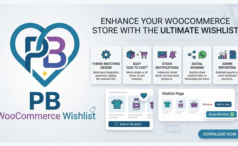 Introducing PB WooCommerce Wishlist – A Lightweight Wishlist That Automatically Matches Your Theme