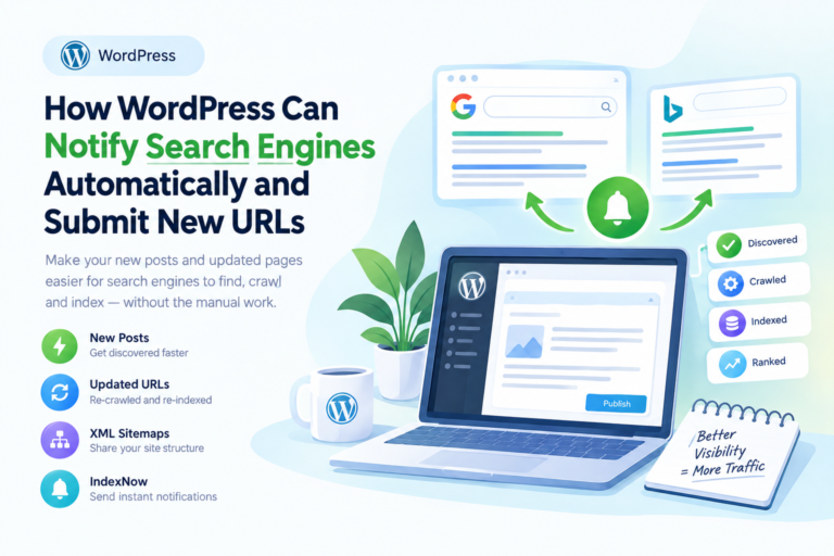 How WordPress Can Notify Search Engines Automatically and Submit New URLs